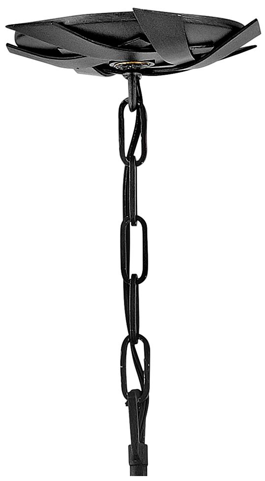 Hinkley Vide 22" Wide Brushed Graphite Medium Orb Chandelier Vida