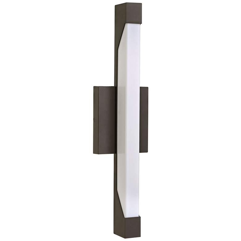 Image 1 Hinkley Vista 18 3/4 inch High LED Bronze Outdoor Wall Light