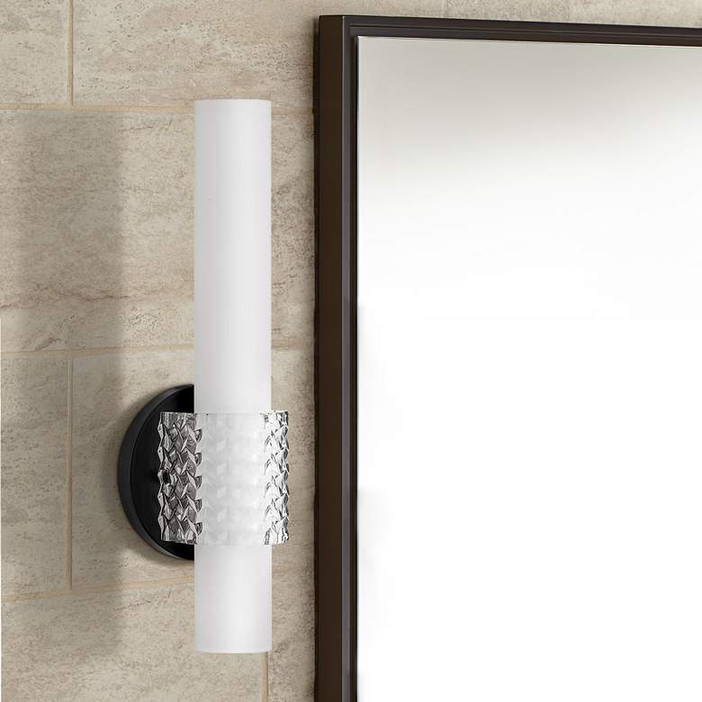 Image 1 Hinkley Vivi 5 1/2" Wide Black LED Bath Light
