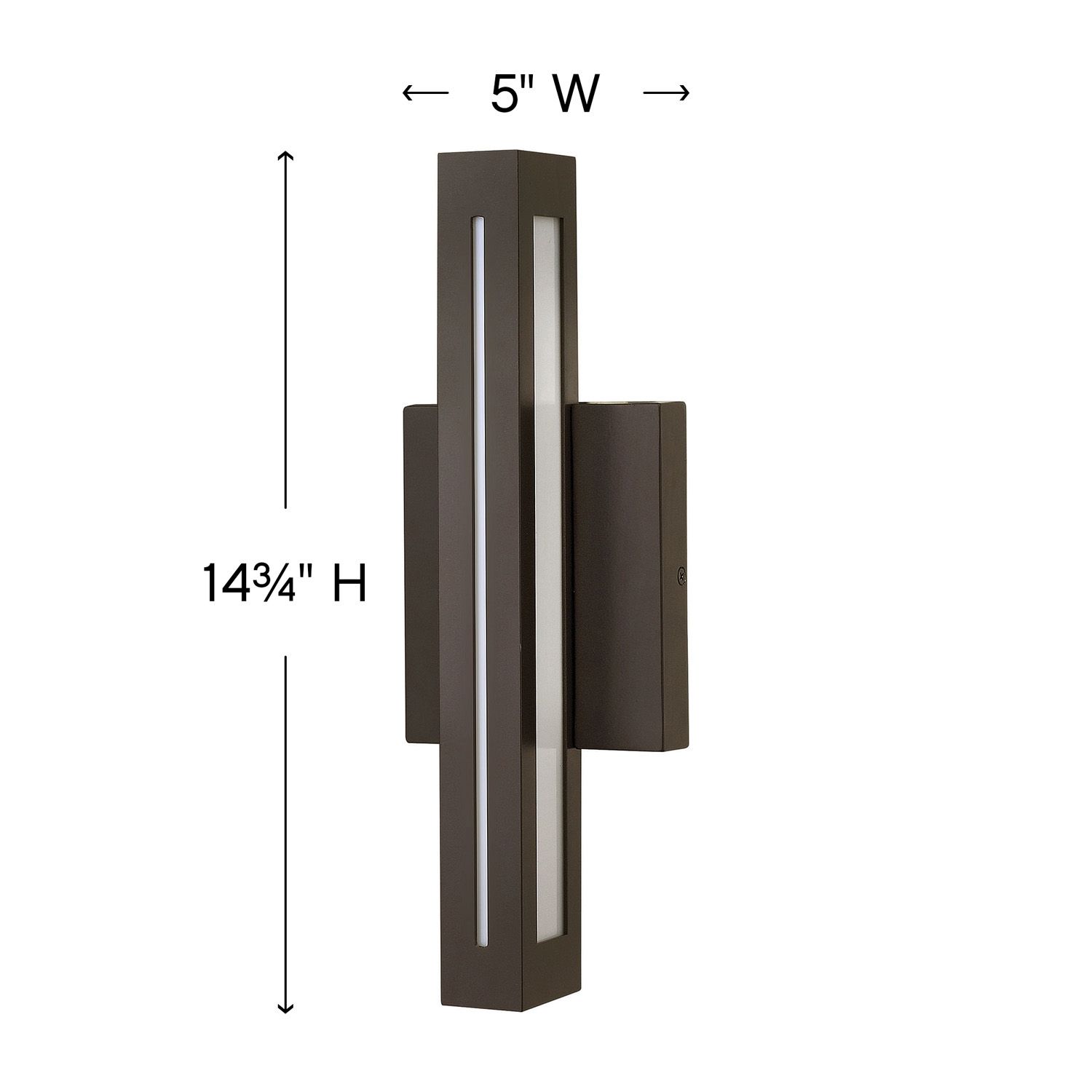 Image 5 Hinkley Vue LED 14 3/4" High Bronze Outdoor Wall Light more views
