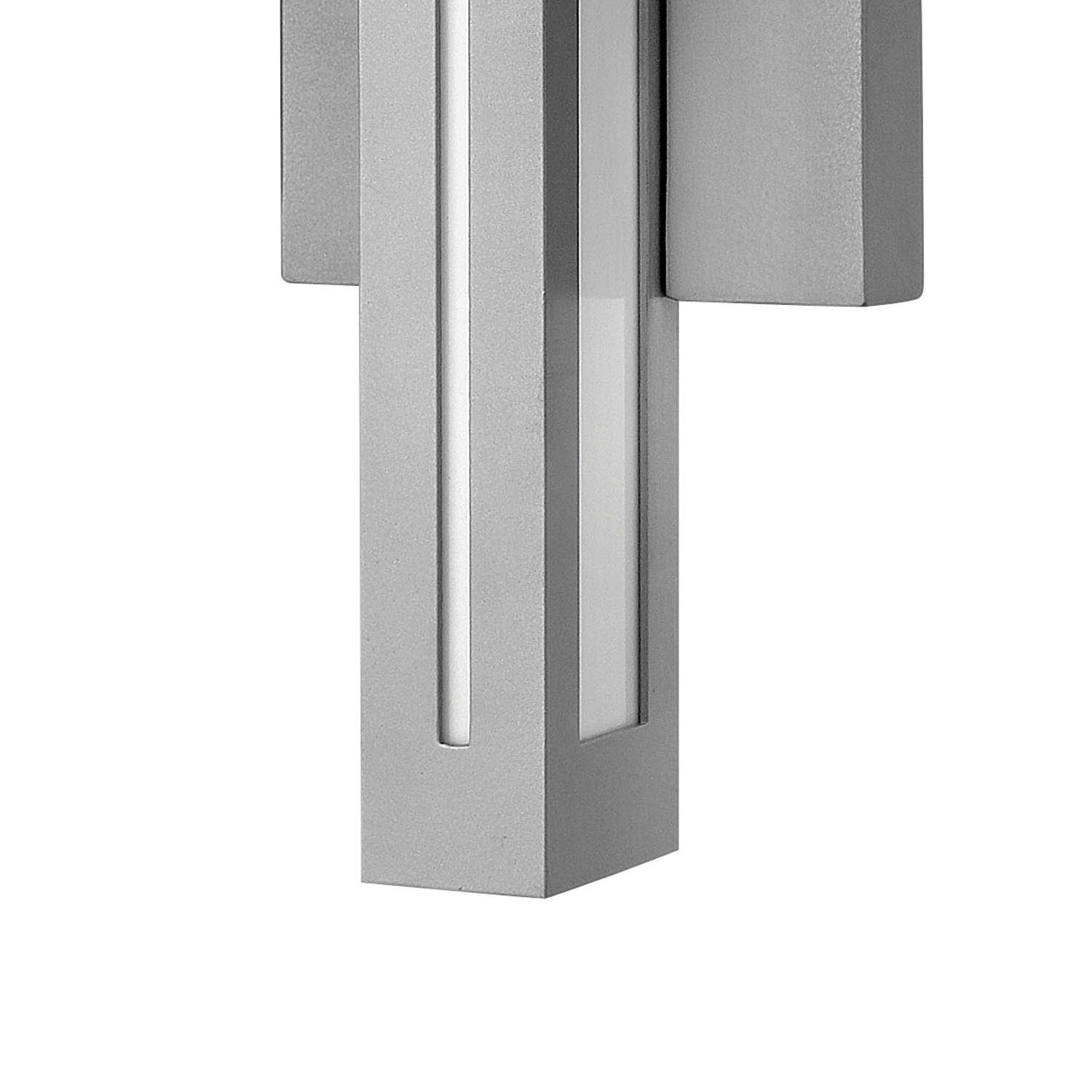 Image 3 Hinkley Vue LED 14 3/4" High Titanium Outdoor Wall Light more views