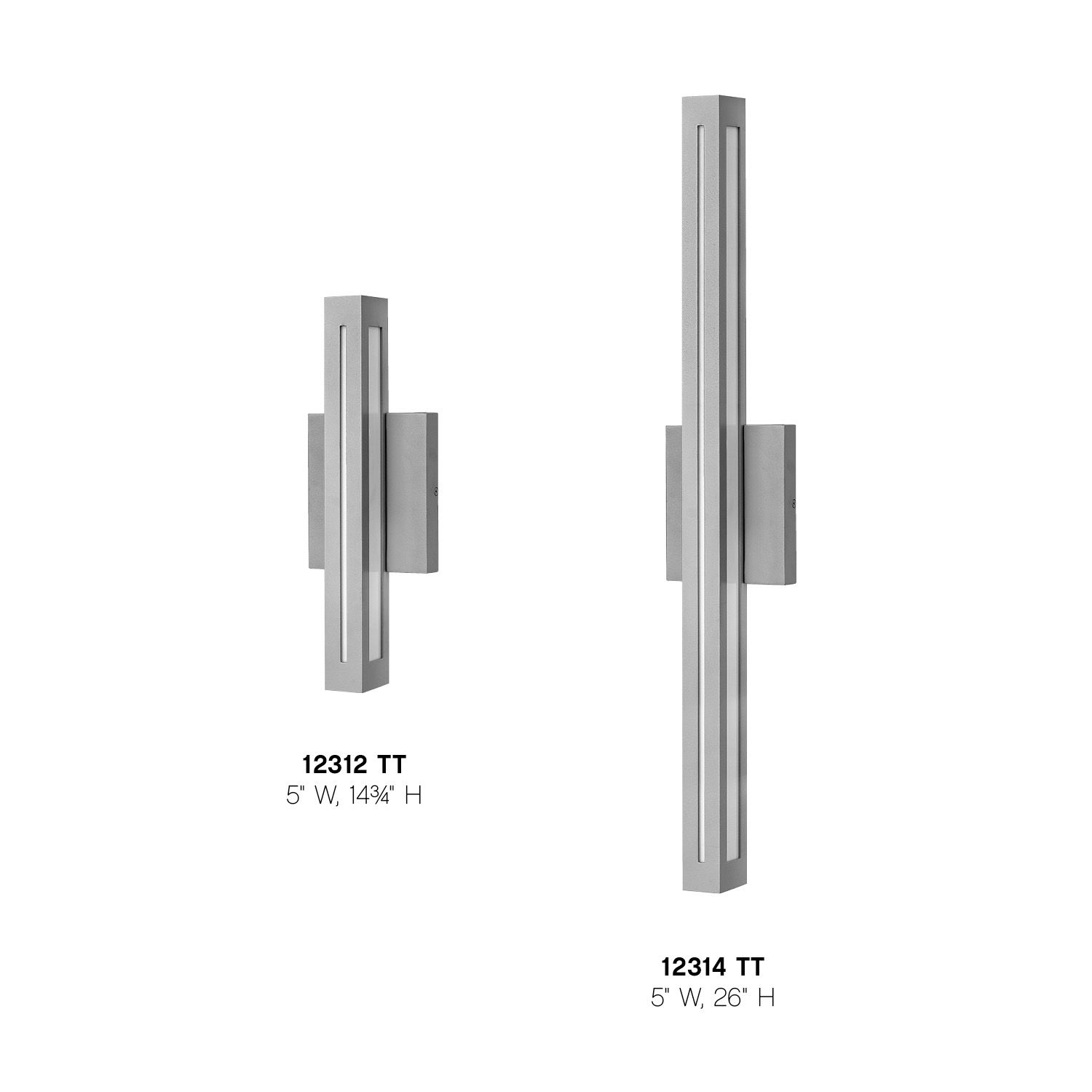Image 5 Hinkley Vue LED 14 3/4" High Titanium Outdoor Wall Light more views