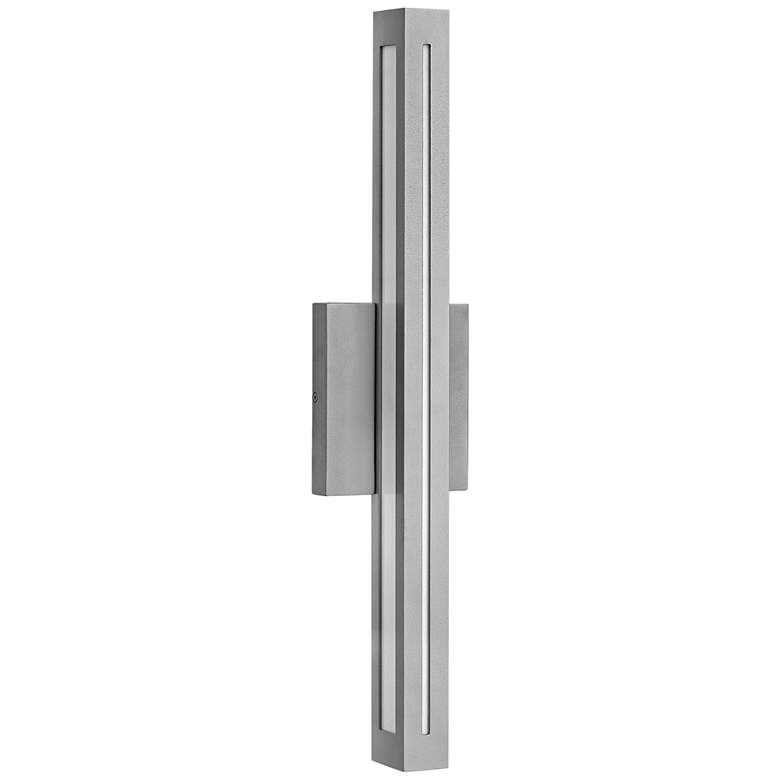 Image 1 Hinkley Vue LED 26" High Titanium Outdoor Wall Light