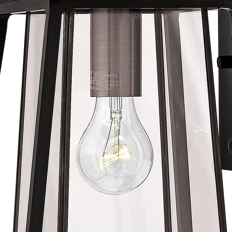 Image 2 Hinkley Walker 12 1/4" High Black Outdoor Wall Light more views