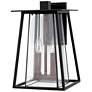 2_Hinkley Walker 15" High Black 2-Light LED Outdoor Wall Light more views