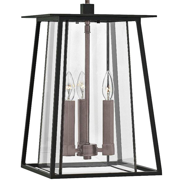 Image 3 Hinkley Walker 17 1/4 inch High Black Outdoor Hanging Light more views