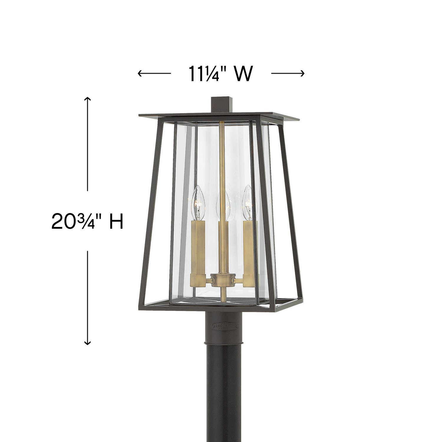 Image 4 Hinkley Walker 20 1/2" High Bronze Outdoor Post Light more views