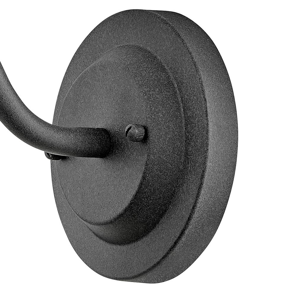 Hinkley Wallace 9 1/2" High Aged Zinc LED Outdoor Barn Wall Light