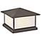 Hinkley Walter 10 1/2" High Bronze Outdoor Pier Mount Light