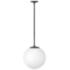 Hinkley Warby 13 1/2" Wide Black Globe Pendant Light