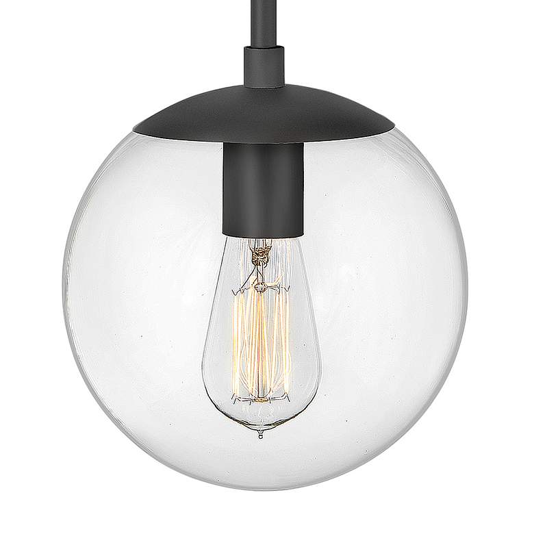 Image 5 Hinkley Warby 21 3/4" High Black Metal Wall Sconce more views