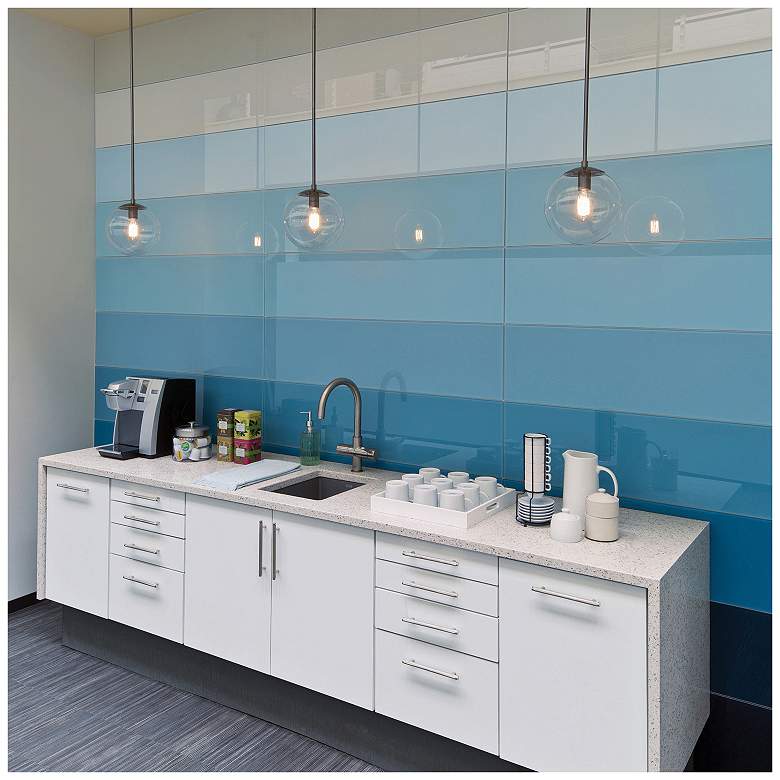 Image 6 Hinkley Warby 9 1/2" Wide Black Gold with Clear Glass Mini Pendant more views