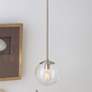 1_Hinkley Warby 9 1/2" Wide Heritage Brass Mini Pendant