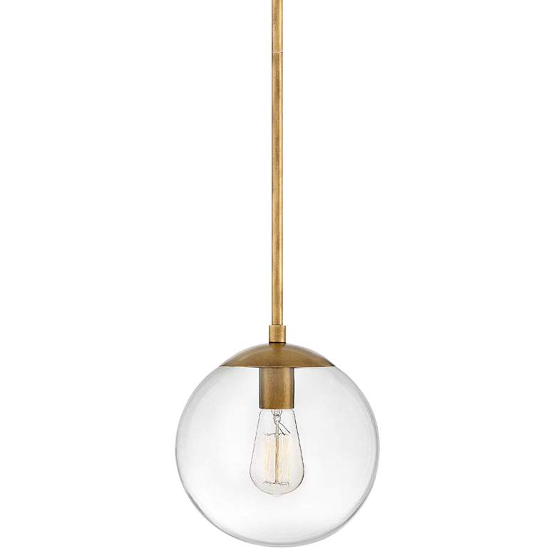 Image 1 Hinkley Warby 9 1/2" Wide Heritage Brass Mini Pendant