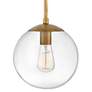 2_Hinkley Warby 9 1/2" Wide Heritage Brass Mini Pendant more views