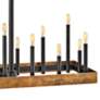 3_Hinkley Wells 45 1/4"W Brass Black Kitchen Island Light Chandelier more views