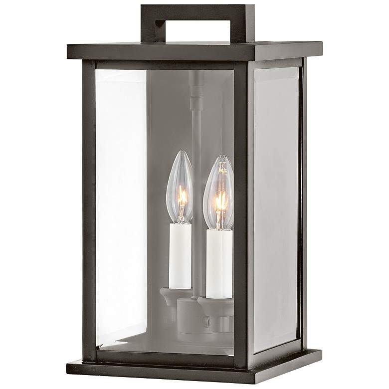 Image 1 Hinkley Weymouth 14.25" High Oil Rubbed Bronze Outdoor Wall Light