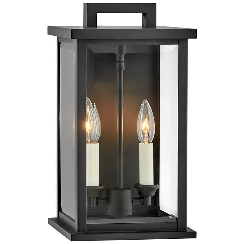 Image 2 Hinkley Weymouth 14 1/4 inch High Black Outdoor Wall Light
