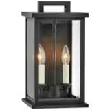 Hinkley Weymouth 14 1/4&quot; High Black Outdoor Wall Light