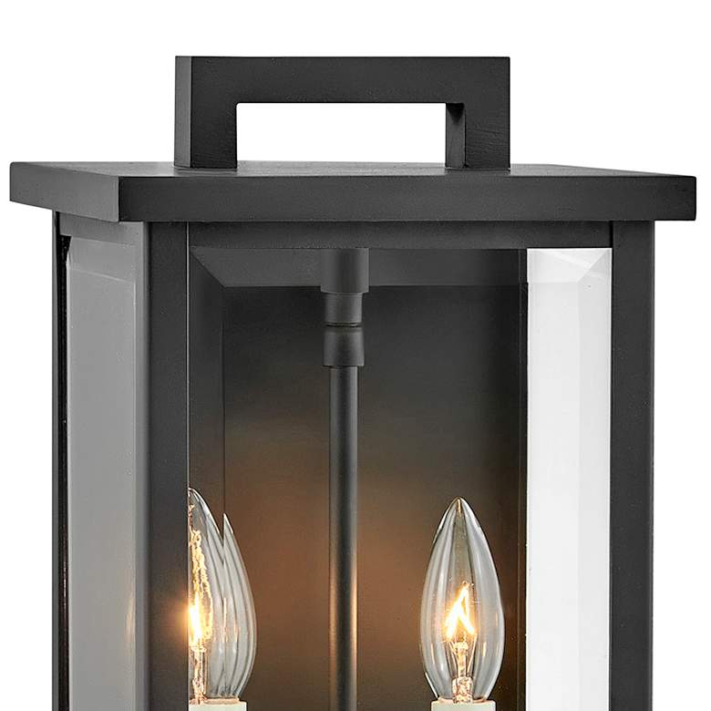 Image 3 Hinkley Weymouth 14 1/4" High Black Outdoor Wall Light more views