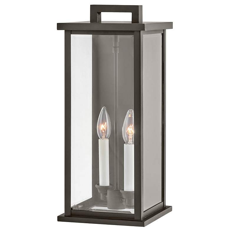 Image 1 Hinkley Weymouth 18.25" High Oil Rubbed Bronze Outdoor Wall Light