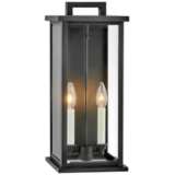 Hinkley Weymouth 18 1/4&quot; High Black Outdoor Wall Light