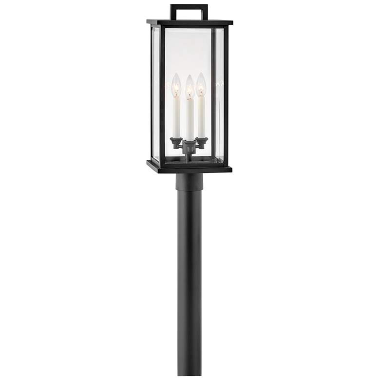 Image 2 Hinkley Weymouth 22 1/4 inch High Black Outdoor Post Light
