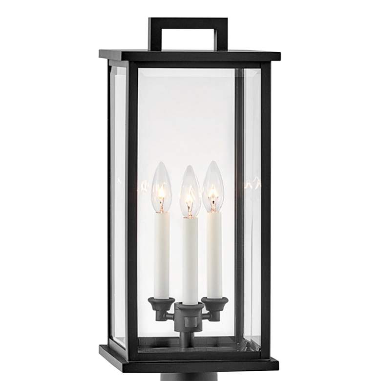 Image 3 Hinkley Weymouth 22 1/4" High Black Outdoor Post Light more views