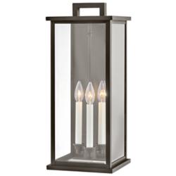Hinkley Weymouth 22" High Oil Rubbed Bronze Outdoor Wall Light