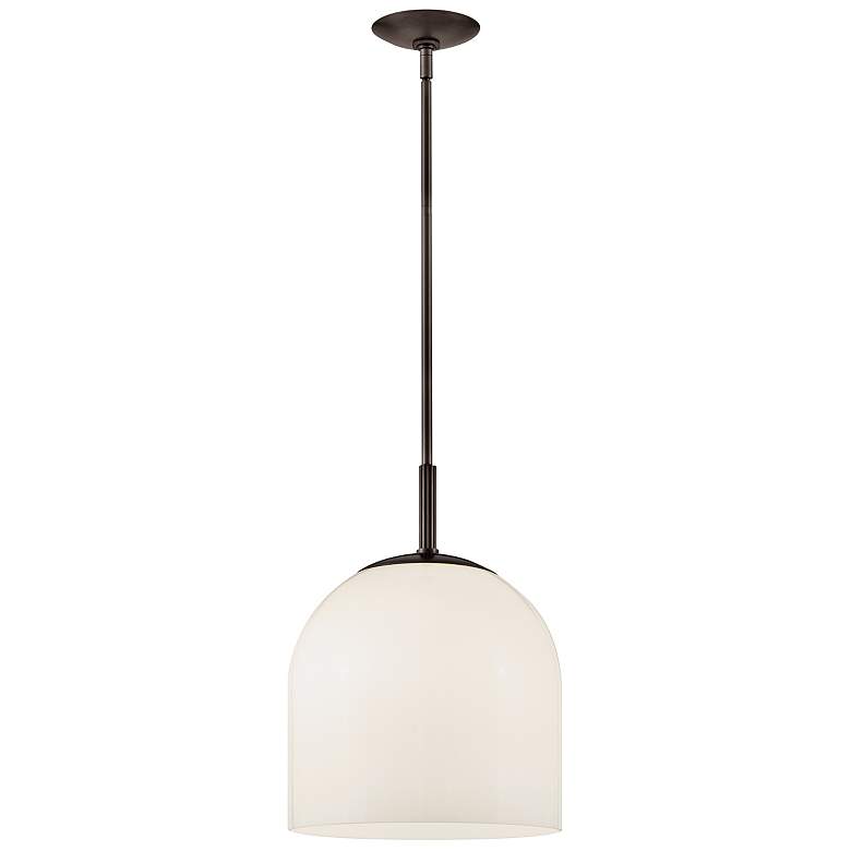 Image 5 Hinkley Willa 12" Wide Black Oxide Mini Pendant more views