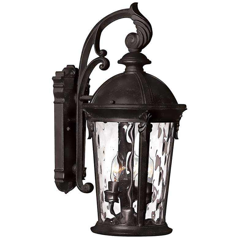 Image 1 Hinkley Windsor 20 3/4" High Black Outdoor Wall Lantern