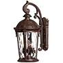 2_Hinkley Windsor 20 3/4" High River Rock 3-Light Outdoor Wall Light more views