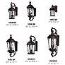 6_Hinkley Windsor 25.5" Traditional Black Lantern Outdoor Wall Light more views
