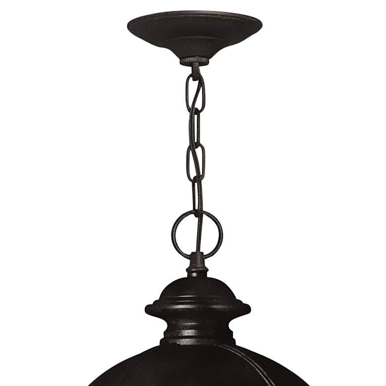 Image 4 Hinkley Windsor 28 1/2" High Black Outdoor Hanging Light more views