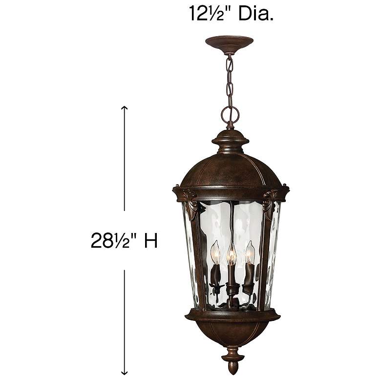 Image 4 Hinkley Windsor 28 1/2"H River Rock Outdoor Hanging Light more views