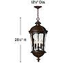 4_Hinkley Windsor 28 1/2"H River Rock Outdoor Hanging Light more views