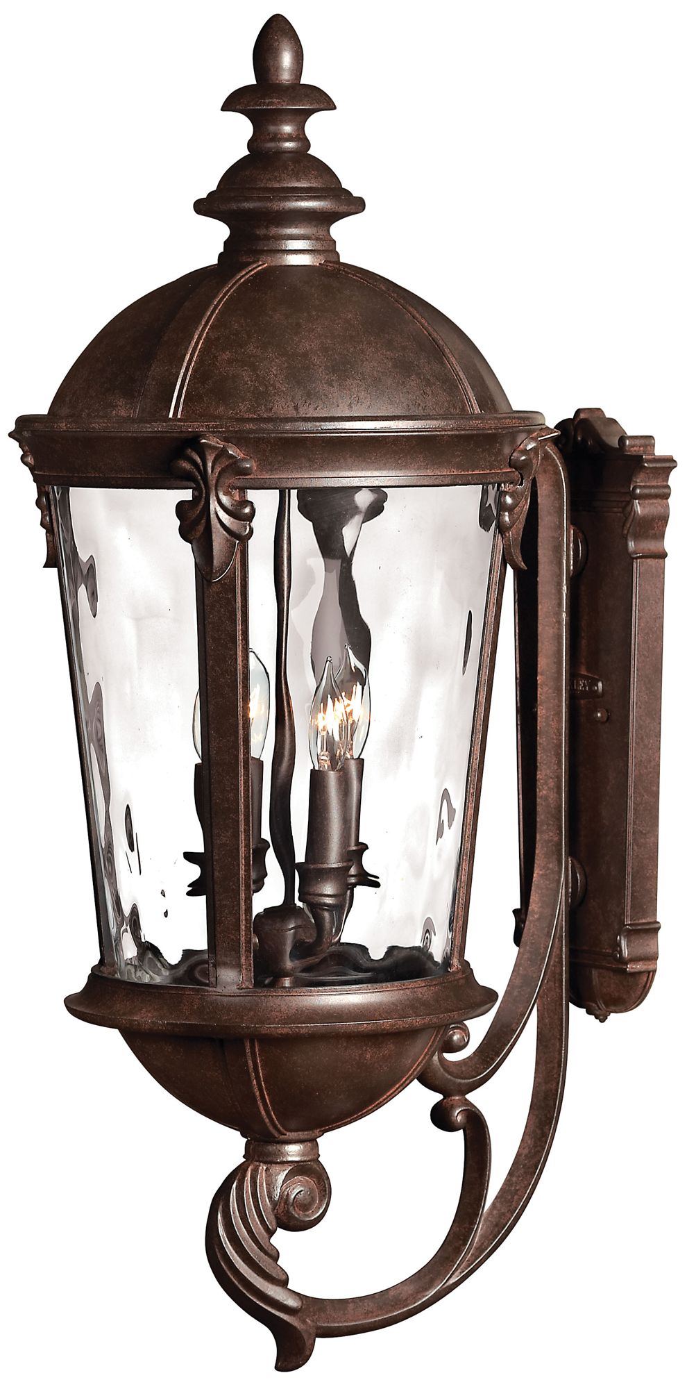 Image 2 Hinkley Windsor 32"H River Rock 4-Light Outdoor Wall Light more views