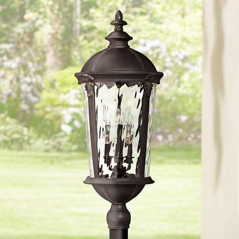 Image 1 Hinkley Windsor 34 3/4" High Black Outdoor Post Light
