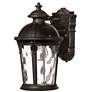 Hinkley Windsor Lantern 12 1/2 High Black Finish Outdoor Wall Light