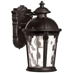 Hinkley Windsor Lantern 12 1/2 High Black Finish Outdoor Wall Light