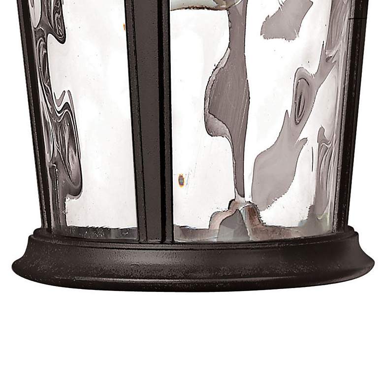 Image 3 Hinkley Windsor Lantern 12 1/2 High Black Finish Outdoor Wall Light more views