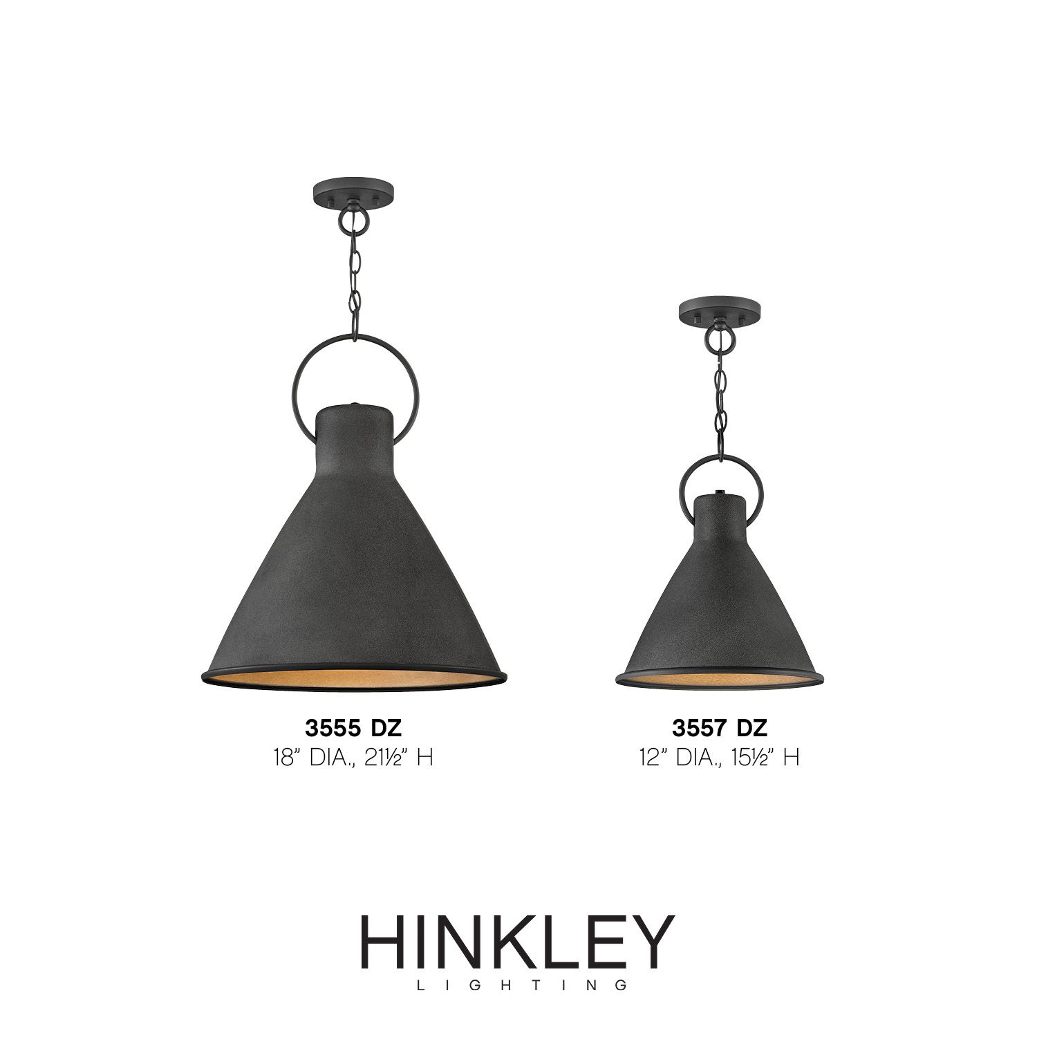 Hinkley Winnie 12" Wide Aged Zinc Mini Pendant Light