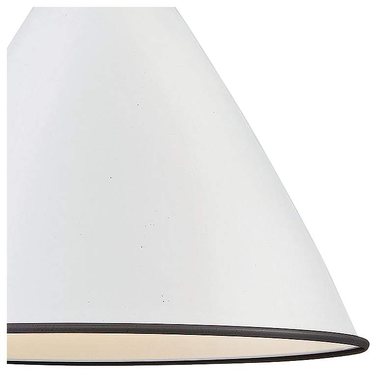 Image 3 Hinkley Winnie 18" Wide Polished White Pendant Light more views