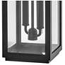 6_Hinkley Winthorpe 22" Black Clear Glass Rectangular Outdoor Light more views