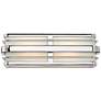 2_Hinkley Winton 15 1/2" Wide Deco Chrome Vanity Bath Wall Light