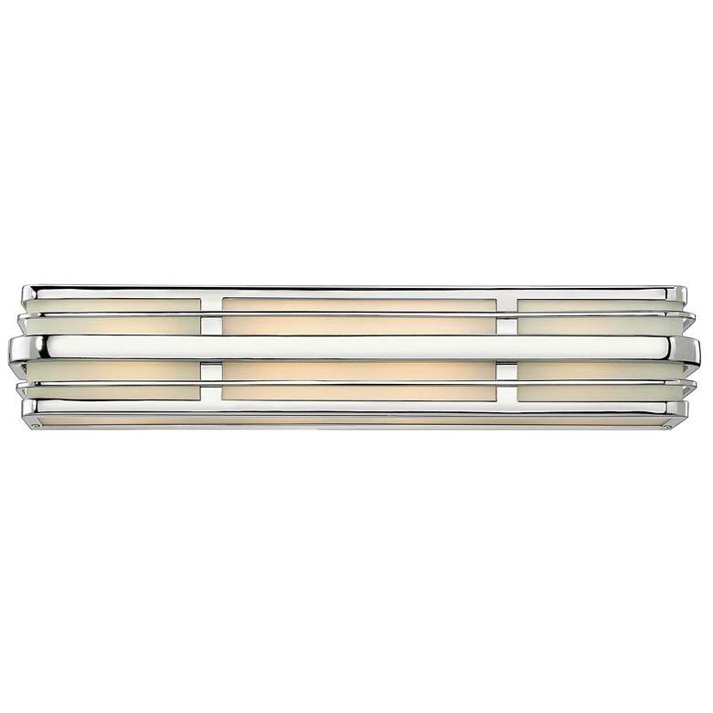 Image 1 Hinkley Winton 4-Light 26 1/4 inch Wide Chrome Vanity Light