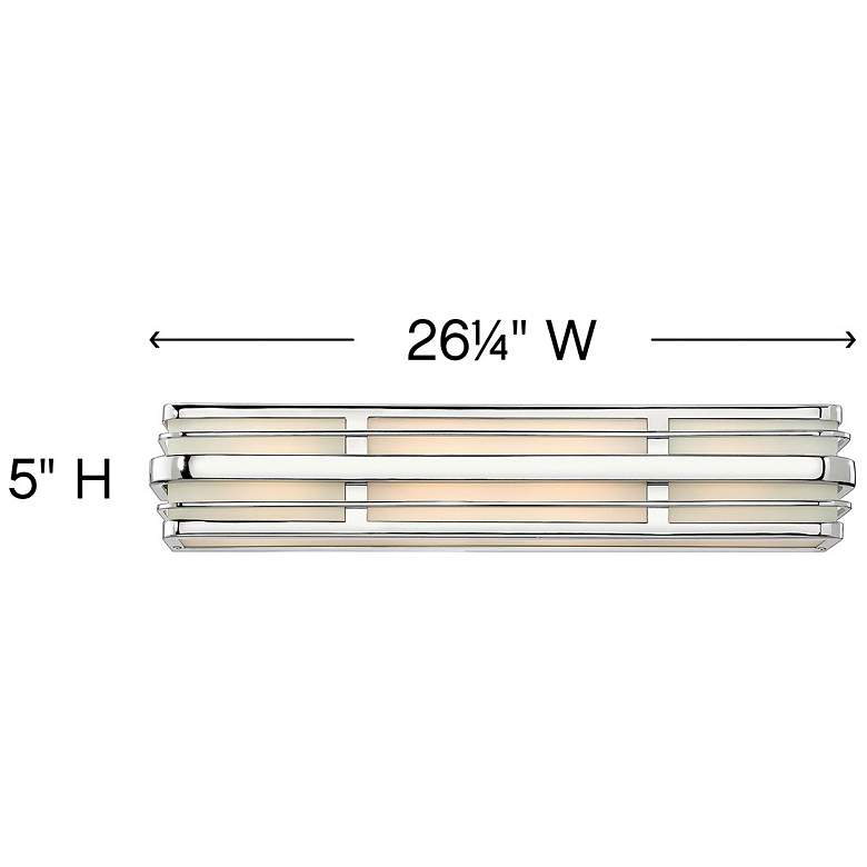 Image 4 Hinkley Winton 4-Light 26 1/4" Wide Chrome Vanity Light more views