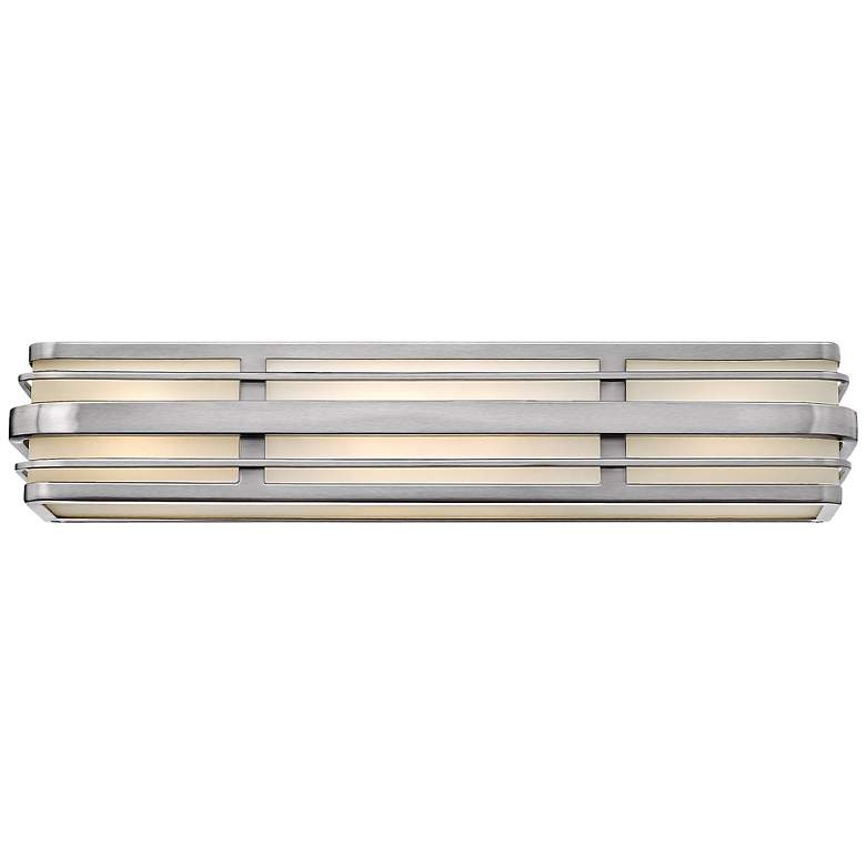 Image 1 Hinkley Winton 4-Light 26 1/4" Wide Nickel Vanity Light