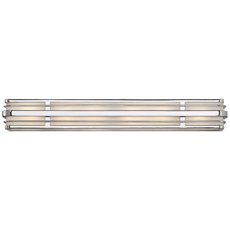 Image 2 Hinkley Winton 6-Light 37 1/4 inch Wide Chrome Vanity Light