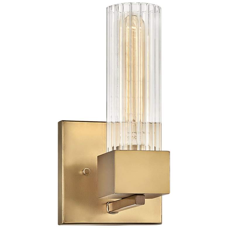 Image 1 Hinkley Xander 10" High Heritage Brass Wall Sconce